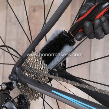 6 Pieces Bike Bicycle Cleaning Brush Kit Car Cleaning Washing product brush Tools Set Chain Parts Maintenance Service Kit